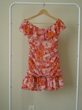 HELLO MOLLY Flowers On My Mind Dress Pink